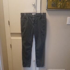 LOFT Women's Blue Gray Corduroy Pants